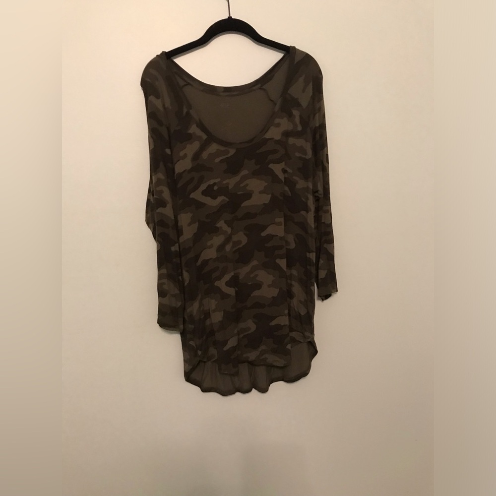a.n.a  Camouflage Long Sleeve T shirt Size XLT